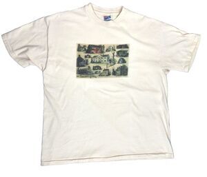 Vintage 90s Hanes Beefy-T Cold Spring Village NJ T Shirt XL Single Stitch USA